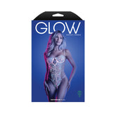 Radiant Rose Teddy - Glow-in-Dark Comfort and Style Bras and Bra Sets